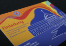 Einladungskarte f�r die Gr�ndertage Hessen in Wiesbaden
