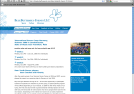 Blu Butterfly Events: Screendesign f�r den Internetauftritt